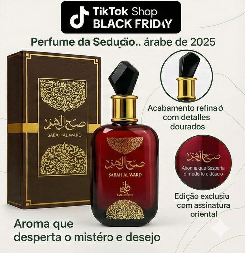 PROMOÇÃO COMPRE 1 LEVE 3 - Sabah Al Ward, Fakhar e Royal Amber - Black December 🔥  - 100ml Cada